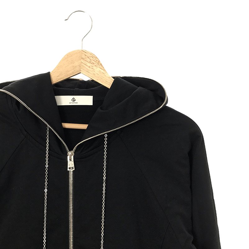 DIET BUTCHER SLIM SKIN / ダイエットブッチャースリムスキン チェーン 変形スリーブ パーカ