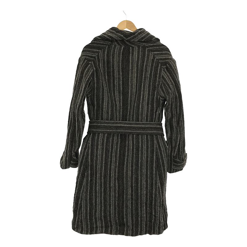 JOHN ALEXANDER SKELTON / ジョンアレキサンダースケルトン wool tweed gown coat / ウールツイード ガウンコート