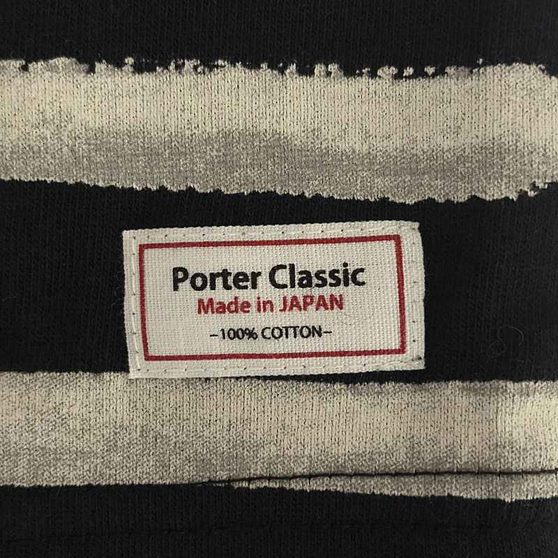 PORTER CLASSIC / ポータークラシック Artist Border Turtleneck Shirt / タートルネック ボーダーカットソー