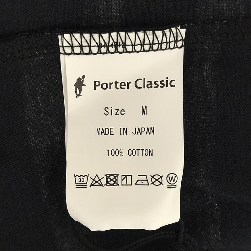 PORTER CLASSIC / ポータークラシック Artist Border Turtleneck Shirt / タートルネック ボーダーカットソー