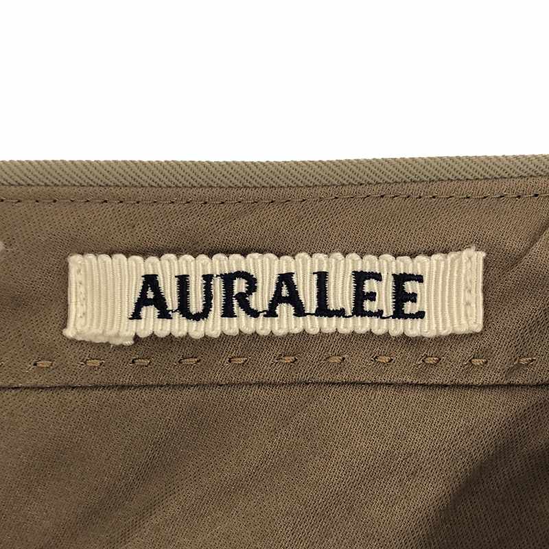 AURALEE / オーラリー LIGHT WOOL MAX GABARDINE SLACKS ライトウール マックスギャバジン スラックス