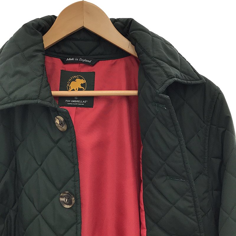 HUNTING WORLD / ハンティングワールド × FOX UMBRELLAS フォックスアンブレラ別注 キルティング ステンカラーコート