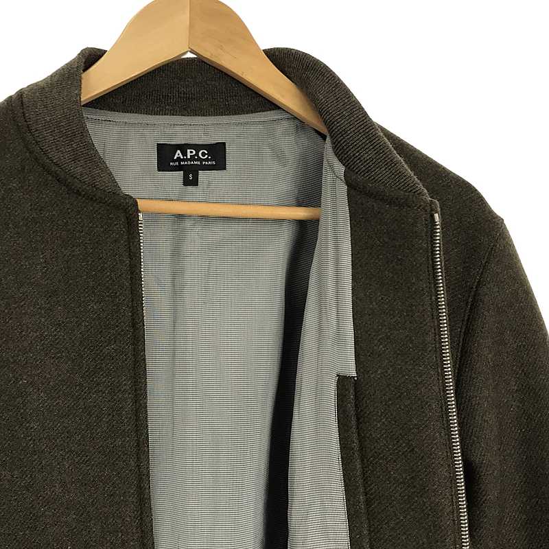 A.P.C. / アーペーセー ウールメルトン MA-1 ボンバージャケット