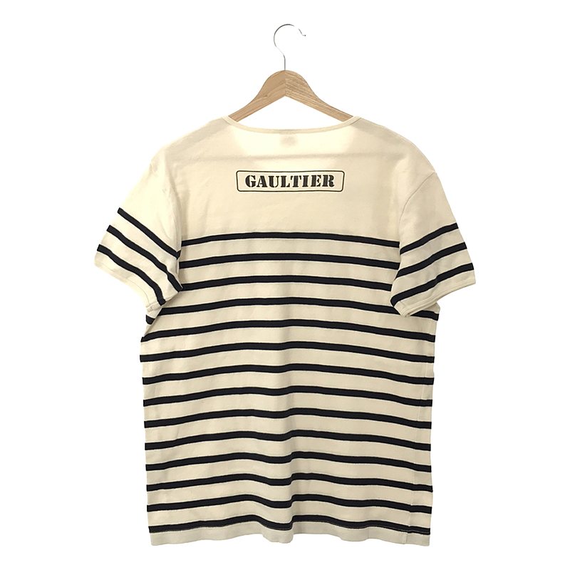 Jean Paul Gaultier / ジャンポール・ゴルチエ 両面プリントロゴ クルーネック カットソー Tシャツ