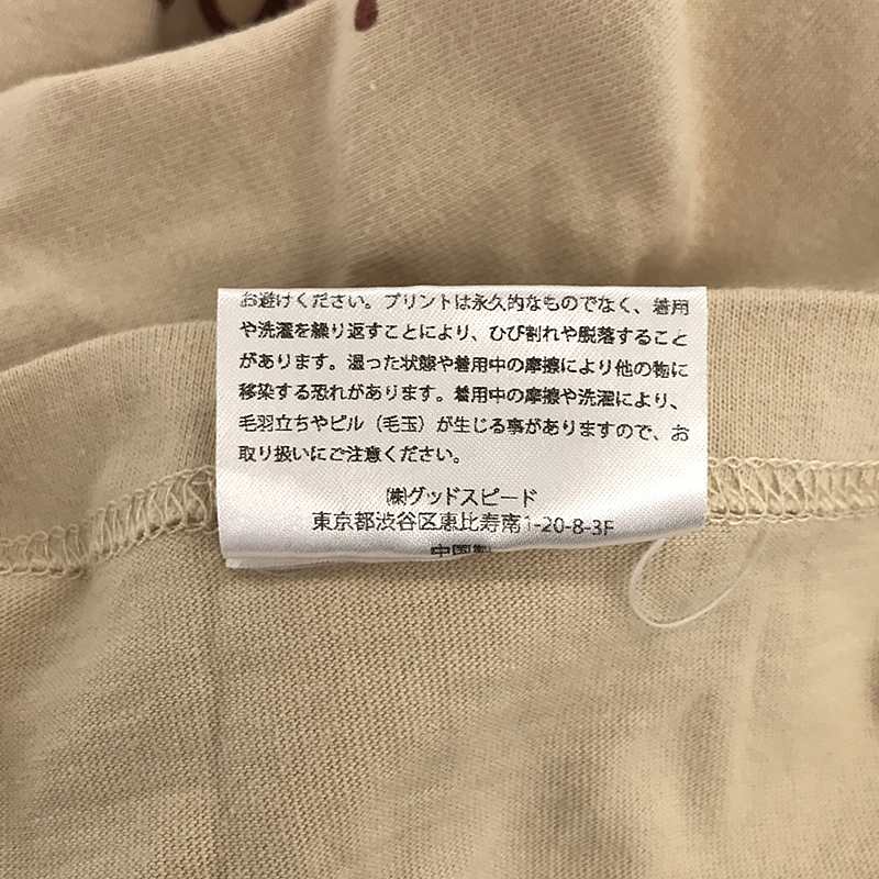 6(ROKU) / ロク AHIRU T-SHIRT アヒル プリント Tシャツ