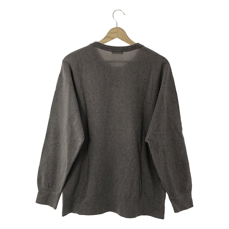 COMME des GARCONS HOMME / コムデギャルソンオム フロント切替 クルーネックスウェット トレーナー