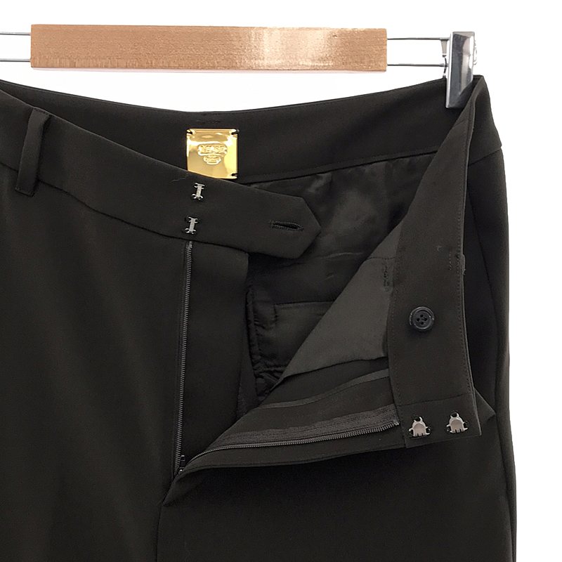 MUSE de Deuxieme Classe / ミューズドゥーズィーエムクラス stretch twill タックパンツ