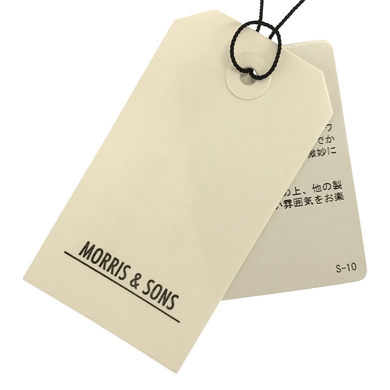 MORRIS&SONS / モリスアンドサンズ コットン  バンドカラーシャツ