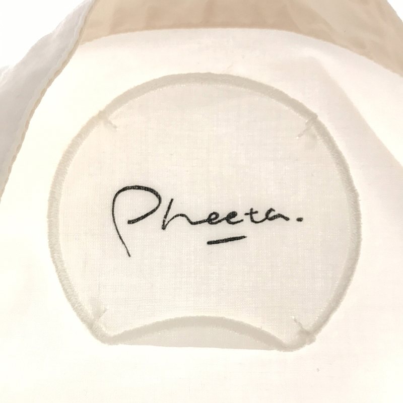 pheeta / フィータ ピンタック バンドカラー シャツ