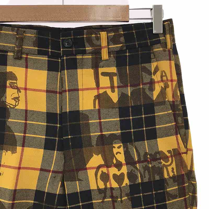 COMME des GARCONS / コムデギャルソン × Alisa Yoffe チェック ウール スラックスパンツ