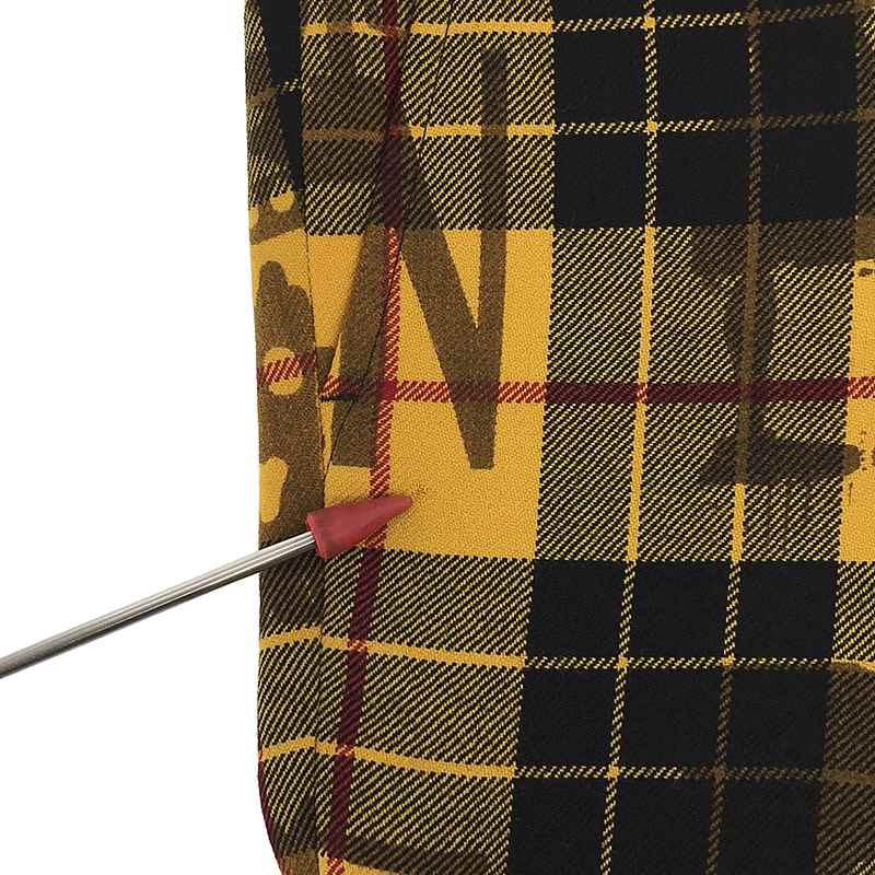 COMME des GARCONS / コムデギャルソン × Alisa Yoffe チェック ウール スラックスパンツ