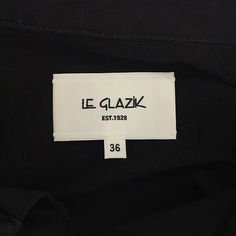le glazik / ルグラジック コットン ロングシャツワンピース
