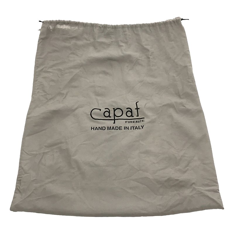 Capaf / カパフ レザー切替 ラタン かごバッグ