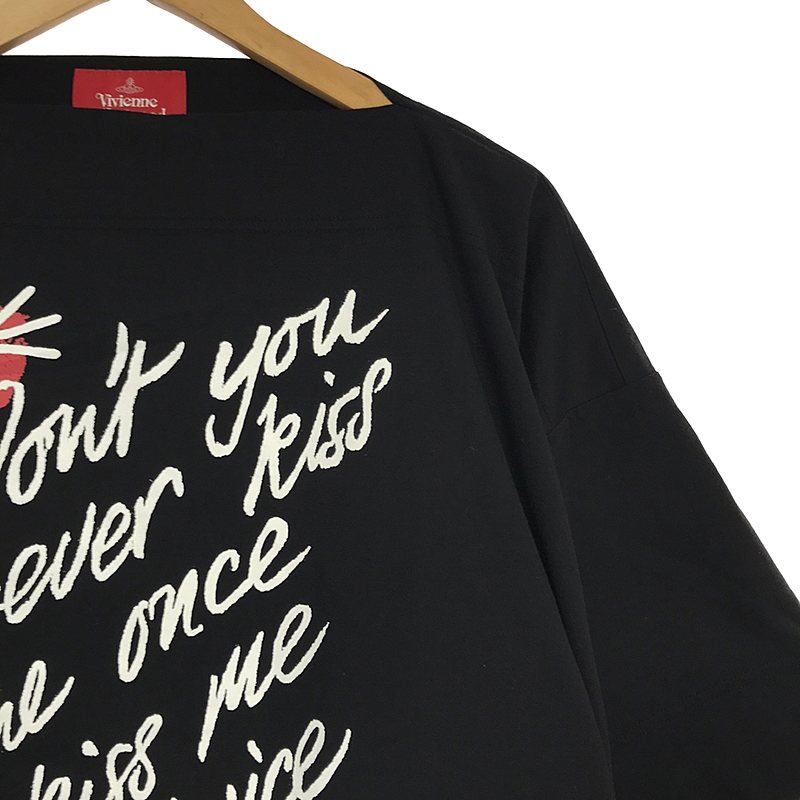 VIVIENNE WESTWOOD RED LABEL / ヴィヴィアンウエストウッドレッドレーベル オーブ スリット オーバーカットソー Tシャツ