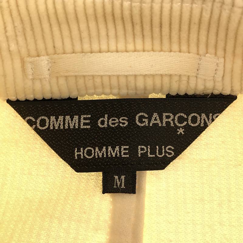 COMME des GARCONS HOMME PLUS / コムデギャルソンオムプリュス コーデュロイ ジップジャケット