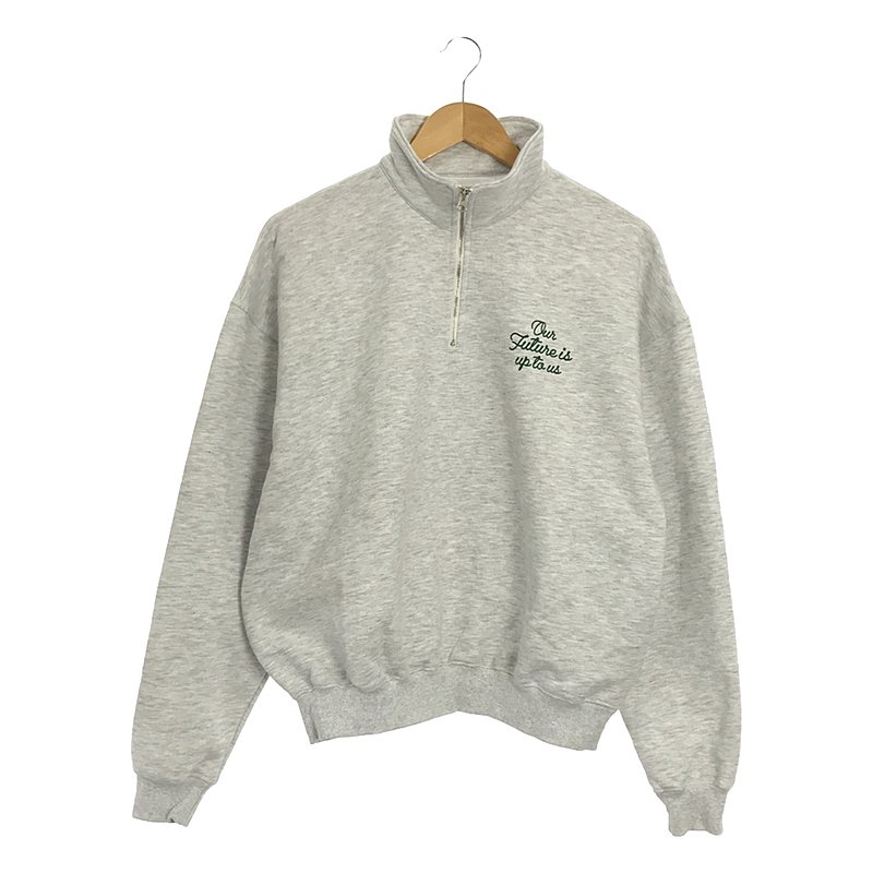 WAVE UNION / ウェーブ ユニオン別注 HIGH NECK ZIP PULL OVER ハイネック ジップ スウェット