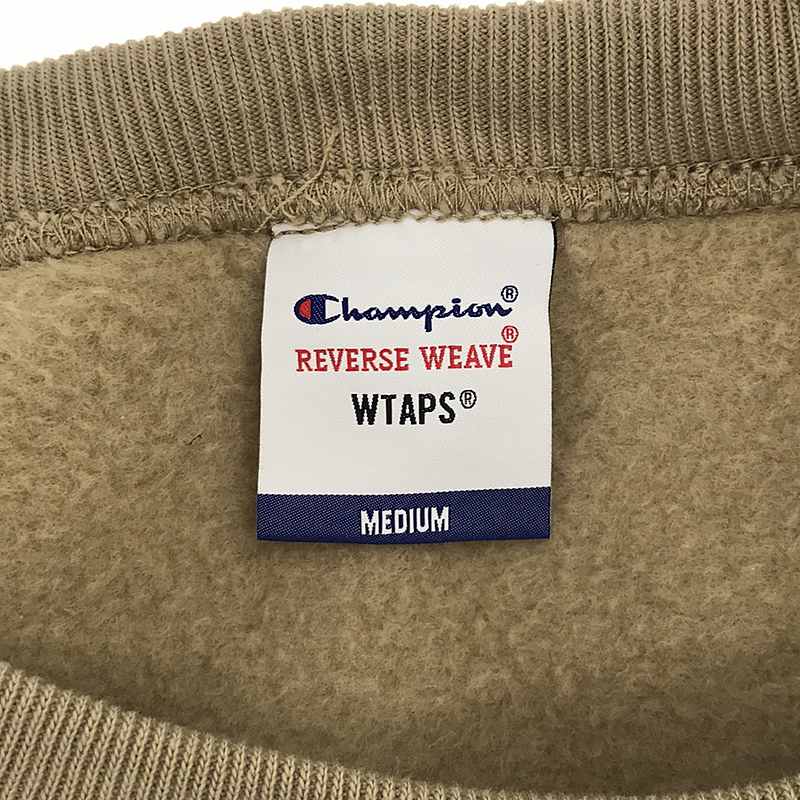 WTAPS / ダブルタップス × Champion チャンピオン別注 Reverse Weave Crewneck Sweatshirt リバースウィーブ クルーネック スウェット