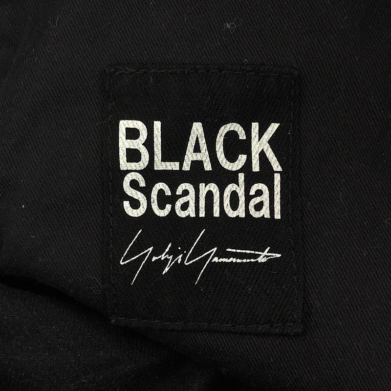 BLACK Scandal YOHJI YAMAMOTO / ブラックスキャンダルヨウジヤマモト ブラックデニムノータックワークパンツ