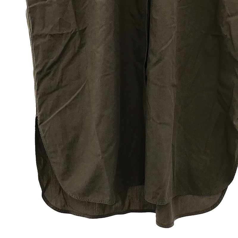 DRESSTERIOR / ドレステリア コットンリネン ロングシャツ ワンピース