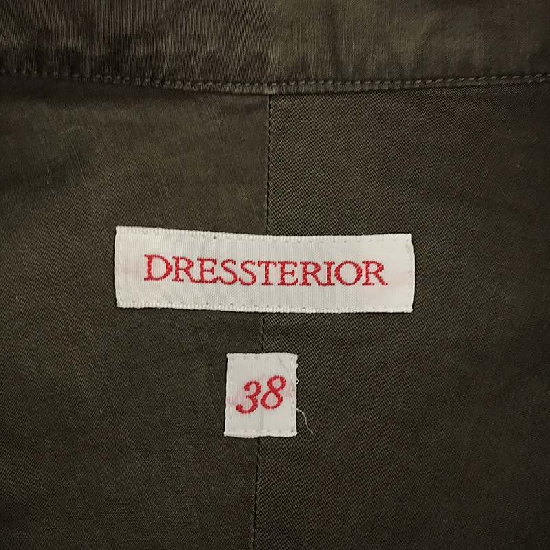 DRESSTERIOR / ドレステリア コットンリネン ロングシャツ ワンピース