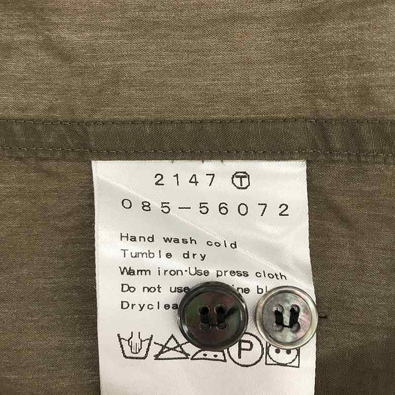 DRESSTERIOR / ドレステリア コットンリネン ロングシャツ ワンピース