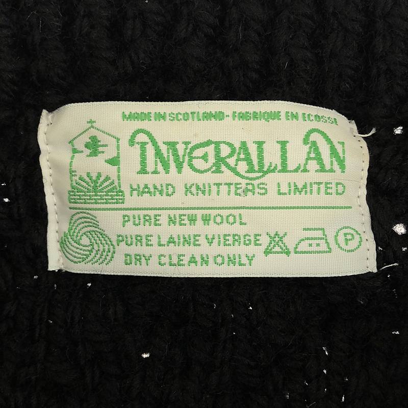 INVERALLAN / インバーアラン 1A  ケーブル アラン クルーネック ニットセーター