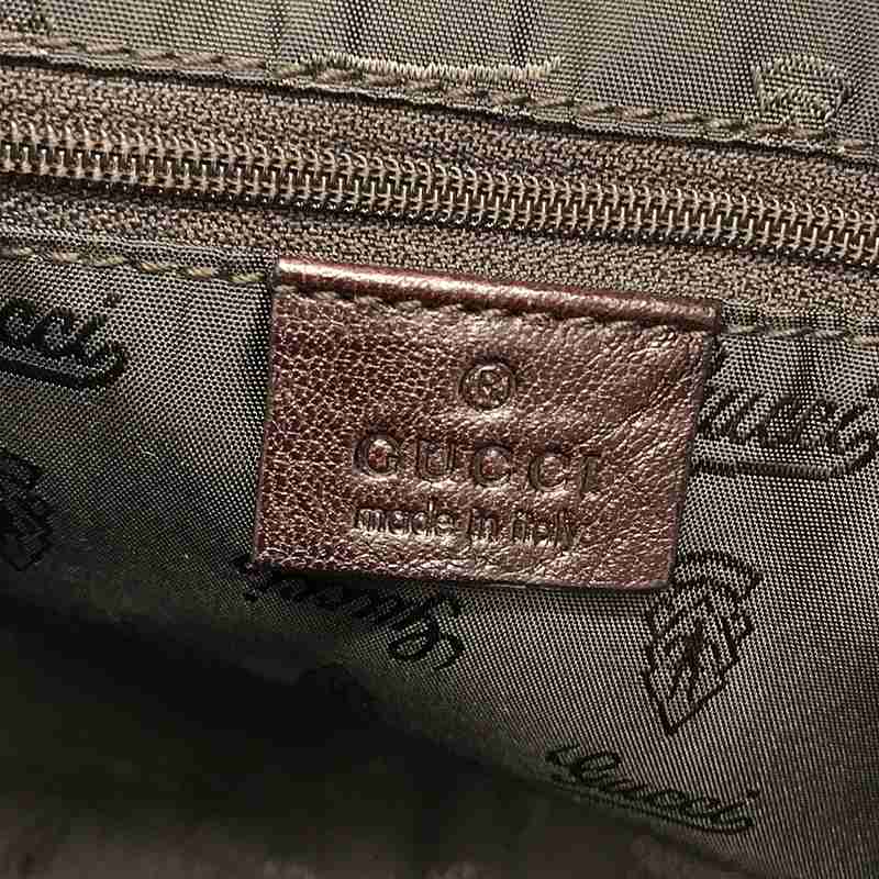 GUCCI / グッチ 181488 GGクリスタル PVCコーティングキャンバス ボストンバッグ