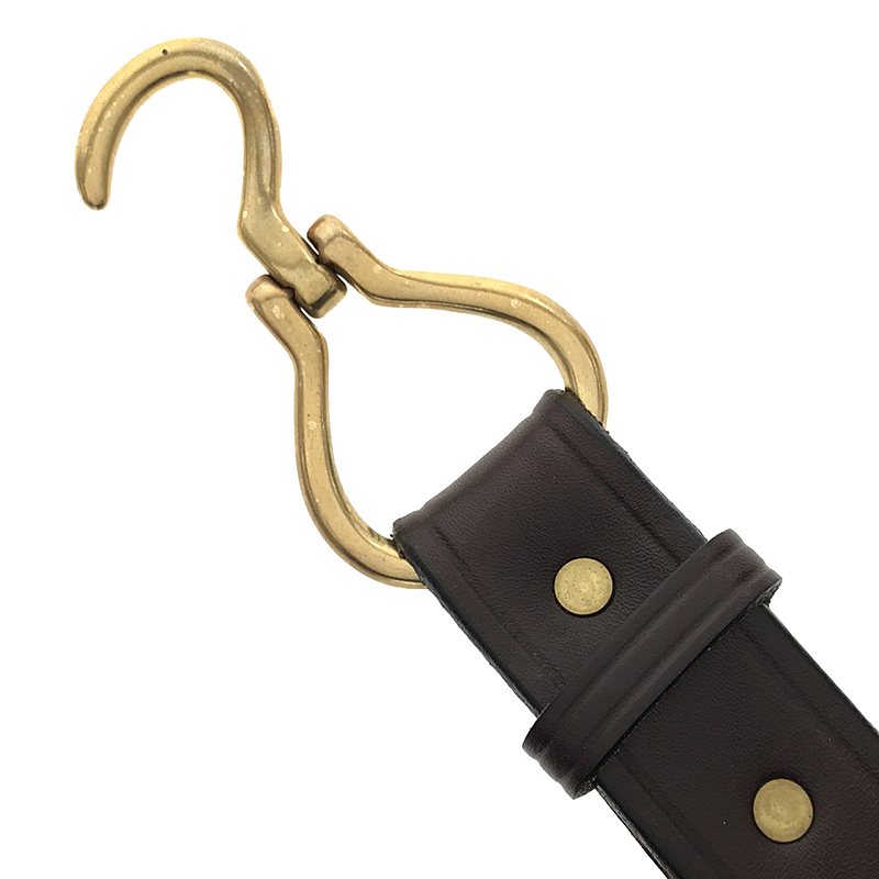 TORY LEATHER / トリーレザー ブライドルレザー フックバック ベルト