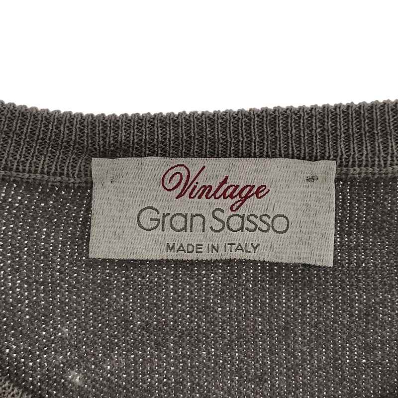 Gran Sasso / グランサッソ vintage クルーネック ウールニット プルオーバー