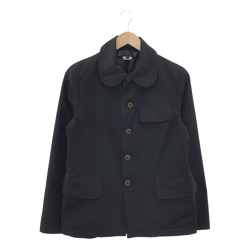 コムコム COMME des GARCONS ポリ縮絨丸襟ジャケット ギャルソン