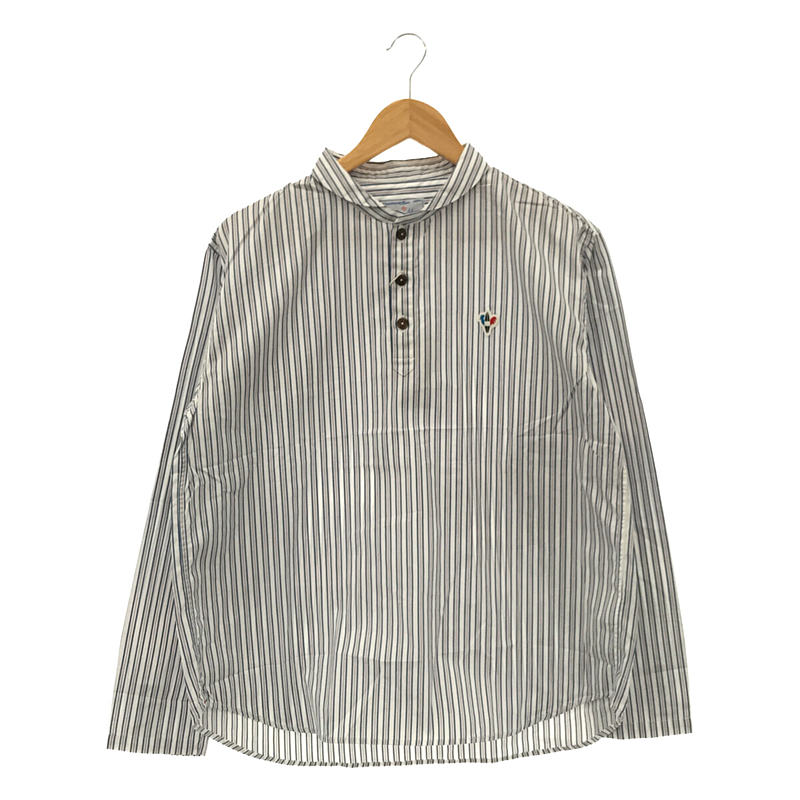 PETITE SAILOR SHIRT タグ付き ストライプ コットンプルオーバーシャツArvor Maree / アルボーマレー