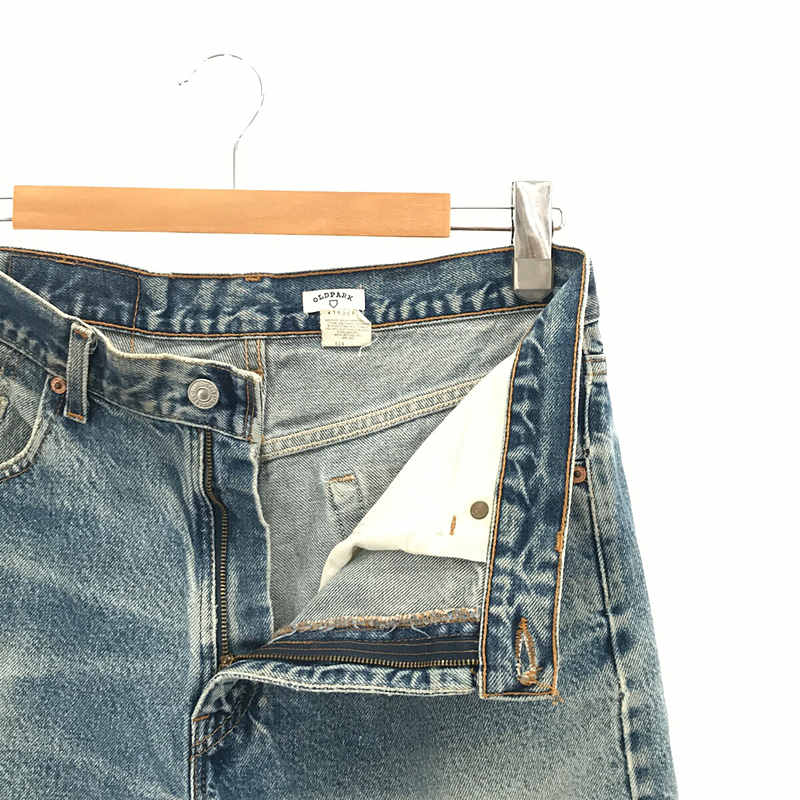 OLD PARK / オールドパーク ×Levi's 505 ブラックデニムパンツ リメイク ダメージ加工 リーバイス