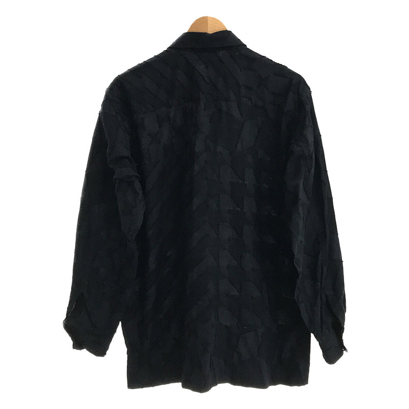 ISSEY MIYAKE MEN / イッセイミヤケメン GEOMETRIC CUT JACQUARD SHIRT ジオメトリック ジャガードシャツ