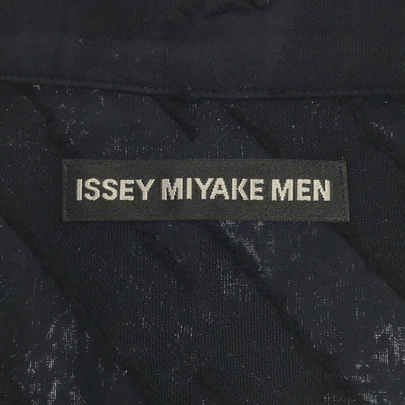 ISSEY MIYAKE MEN / イッセイミヤケメン GEOMETRIC CUT JACQUARD SHIRT ジオメトリック ジャガードシャツ