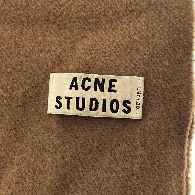 Acne Studios / アクネ ストゥディオズ 大判 無地 ウールマフラー ストール