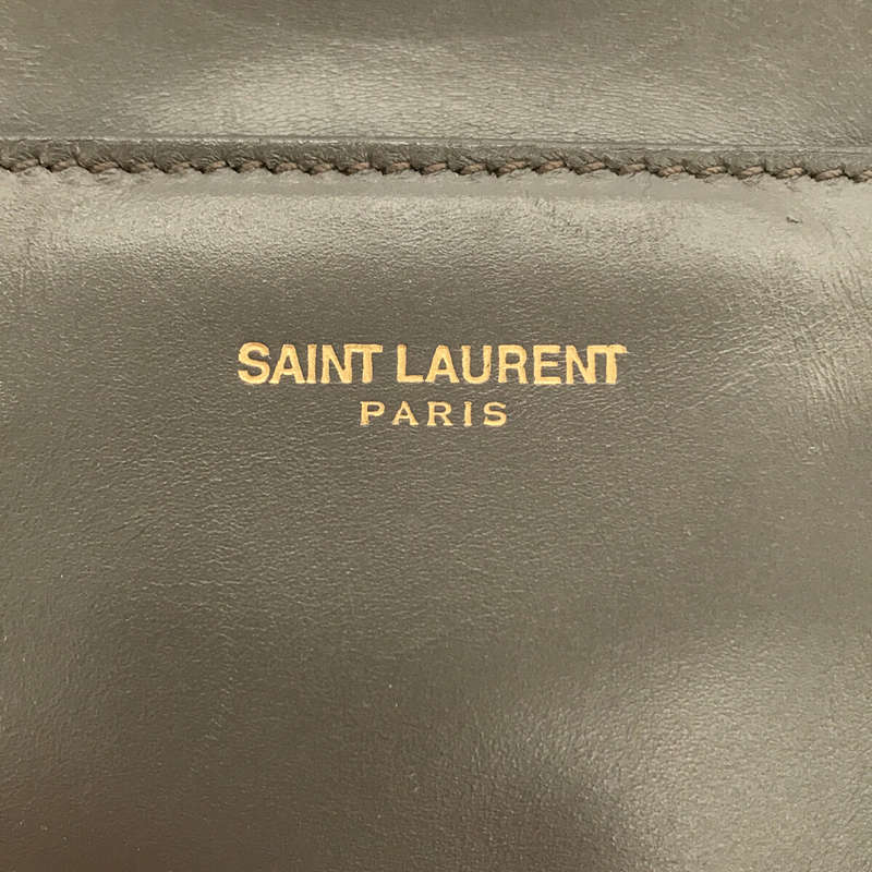 SAINT LAURENT / サンローラン 2way レザー クラシックダッフル ハンドバッグ  ショルダー