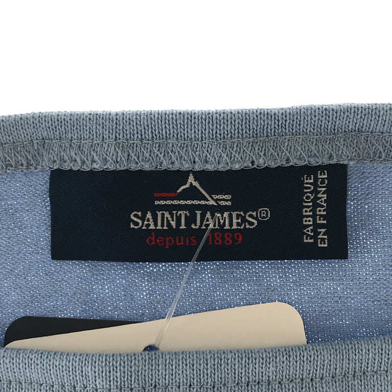 SAINT JAMES / セントジェームス タグ付き OUESSANT LONG SLEEVE SHIRTS ウエッソンボートネック バスクTシャツ