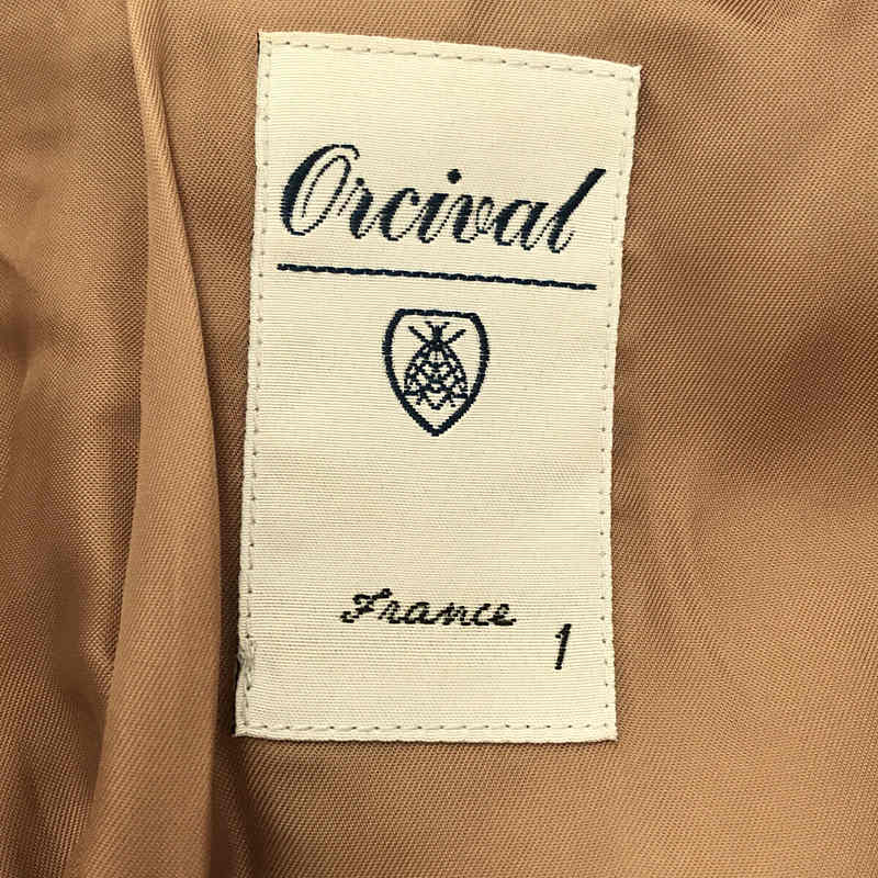 ORCIVAL / オーチバル メルトンウール シングルジャケット
