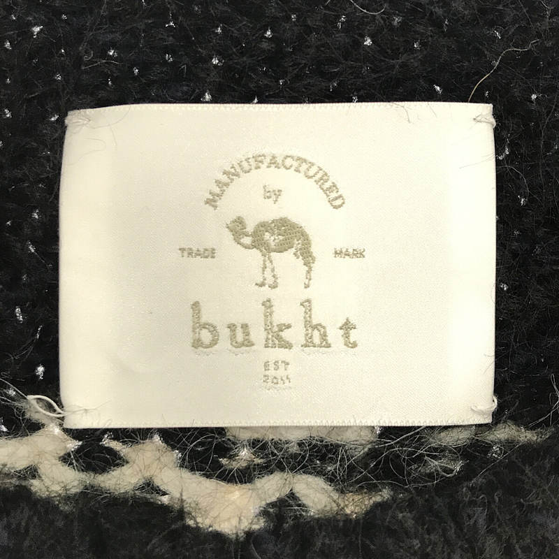 bukht / ブフト ノルディック シャギー ウールニット セーター