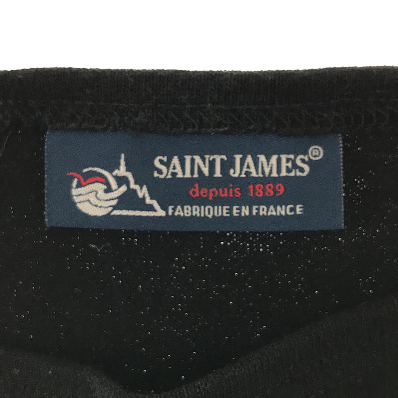 SAINT JAMES / セントジェームス OUESSANT LONG SLEEVE SHIRTS エルボー付き ウエッソンボートネック バスクTシャツ