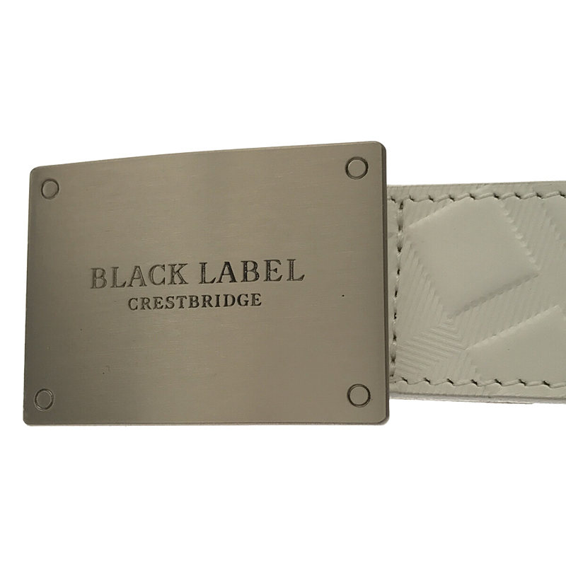 ブラックレーベル・クレストブリッジ / BLACK LABEL CRESTBRIDGE 型押しレザーベルト