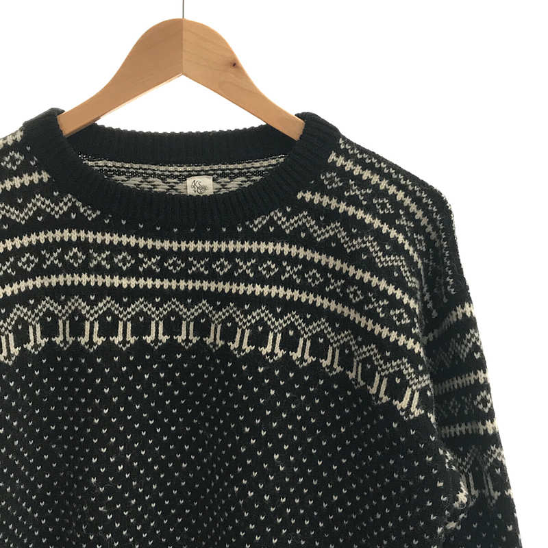 Snowy Patterned Sweater スノー ジャガードニットセーターKaptain Sunshine / キャプテンサンシャイン
