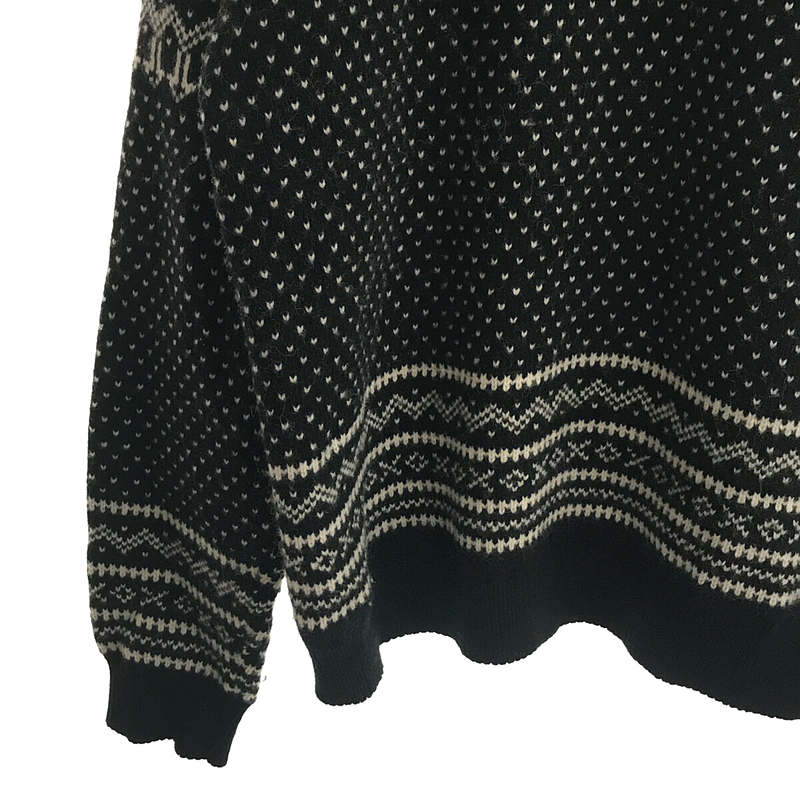 Kaptain Sunshine / キャプテンサンシャイン Snowy Patterned Sweater スノー ジャガードニットセーター