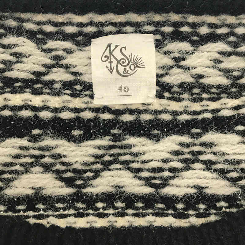 Kaptain Sunshine / キャプテンサンシャイン Snowy Patterned Sweater スノー ジャガードニットセーター