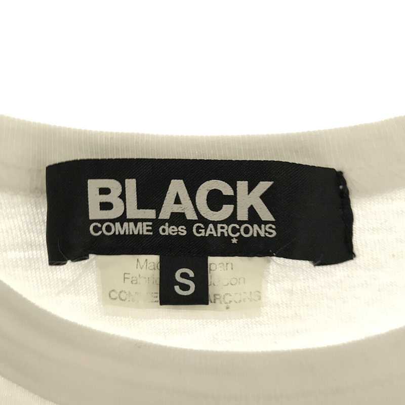 BLACK COMME des GARCONS / ブラックコムデギャルソン 再構築スリーブTシャツ