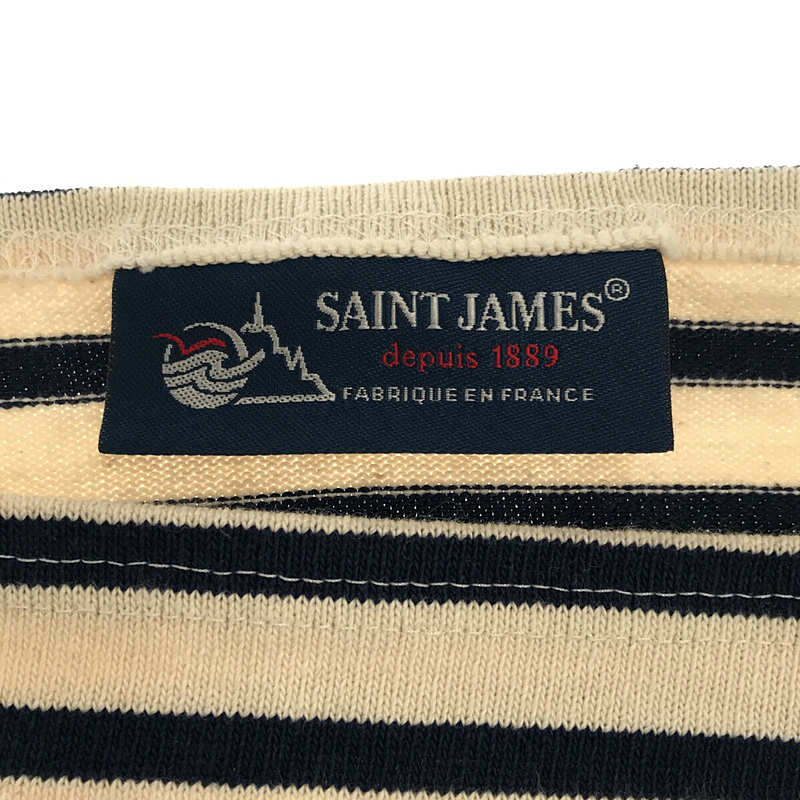 SAINT JAMES / セントジェームス OUESSANT LONG SLEEVE SHIRTS エルボー付き ウエッソンボートネック バスクTシャツ