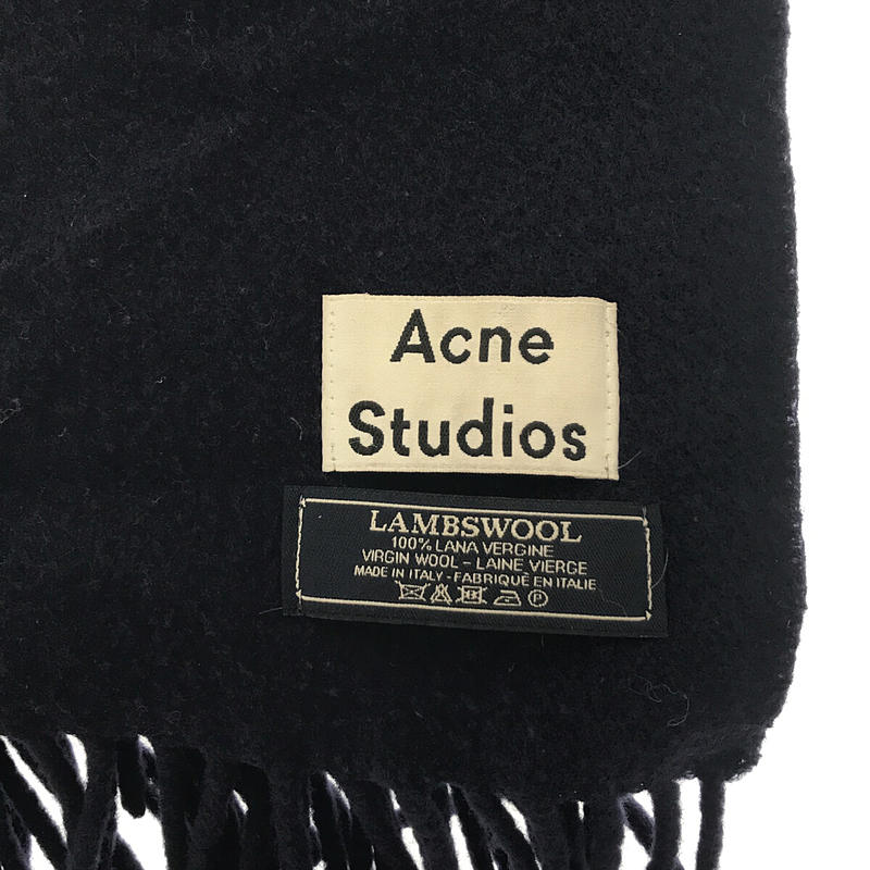 Acne Studios / アクネ ストゥディオズ 大判 無地 ウールマフラー ストール