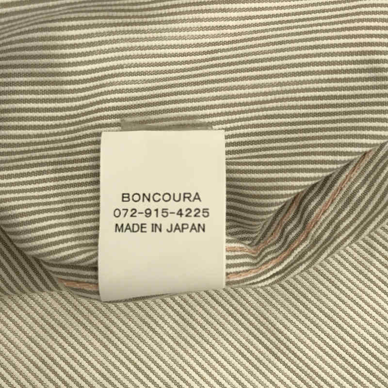 BONCOURA / ボンクラ ストライプ ボタンダウンシャツ