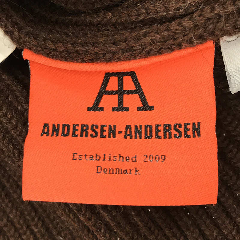 ANDERSEN-ANDERSEN / アンデルセンアンデルセン SAILOR CREWNECK 7GG 7GGセーラークルー モックネック 肉厚ニットセーター