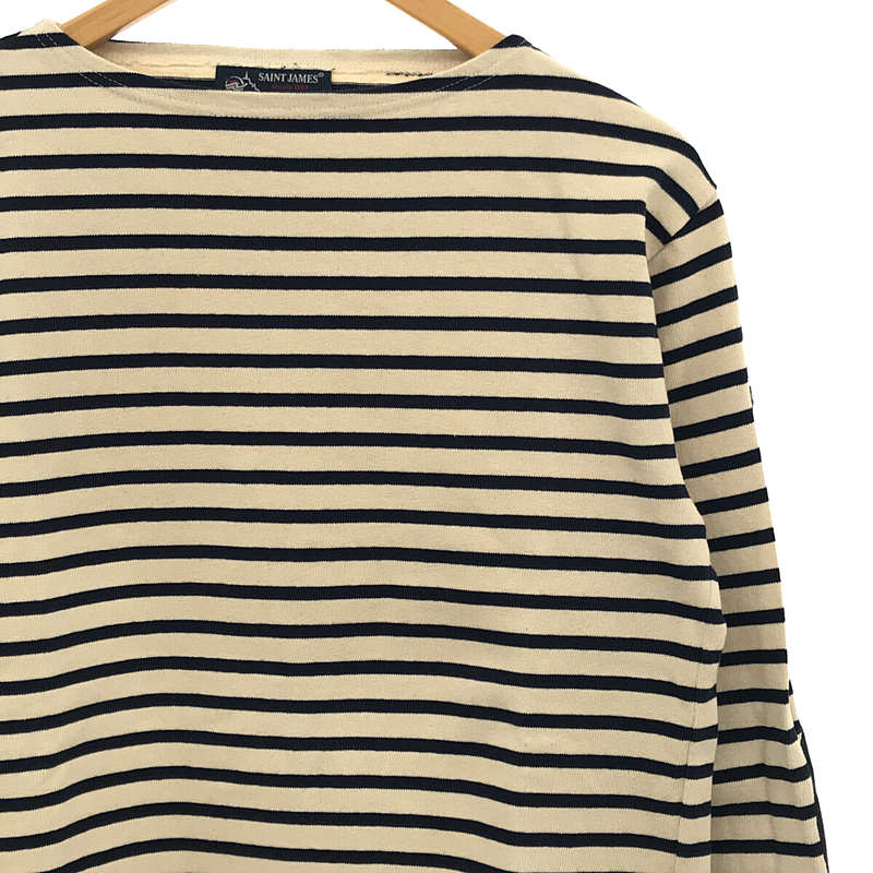 SAINT JAMES / セントジェームス OUESSANT LONG SLEEVE SHIRTS エルボー付き ウエッソンボートネック バスクTシャツ